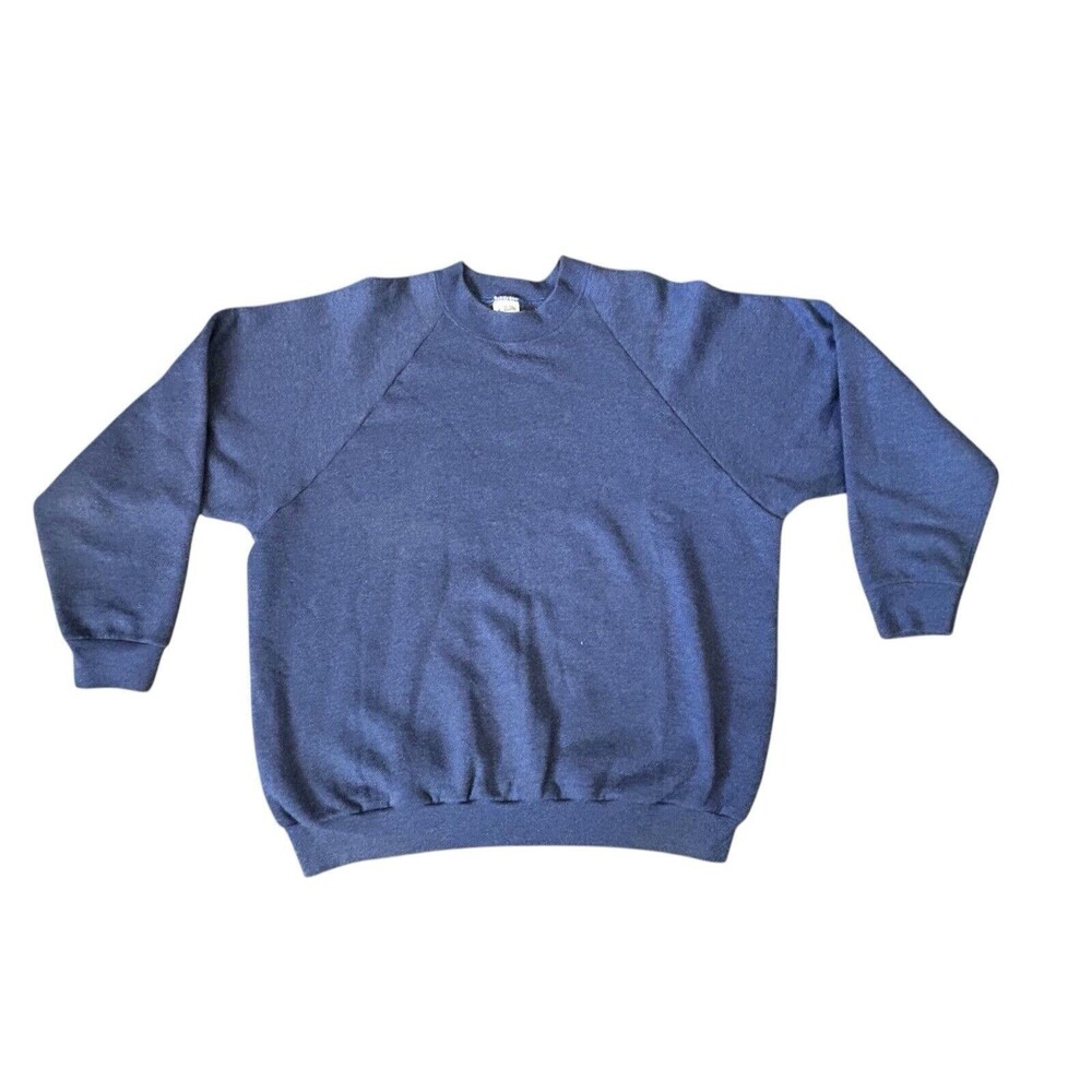 VTG Fruit Of The Loom Casualwear Crewneck Made In USA Size L Blue